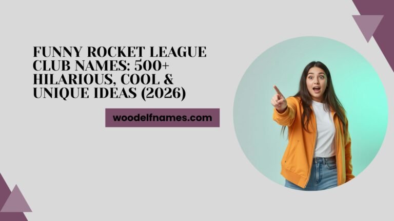 Funny Rocket League Club Names