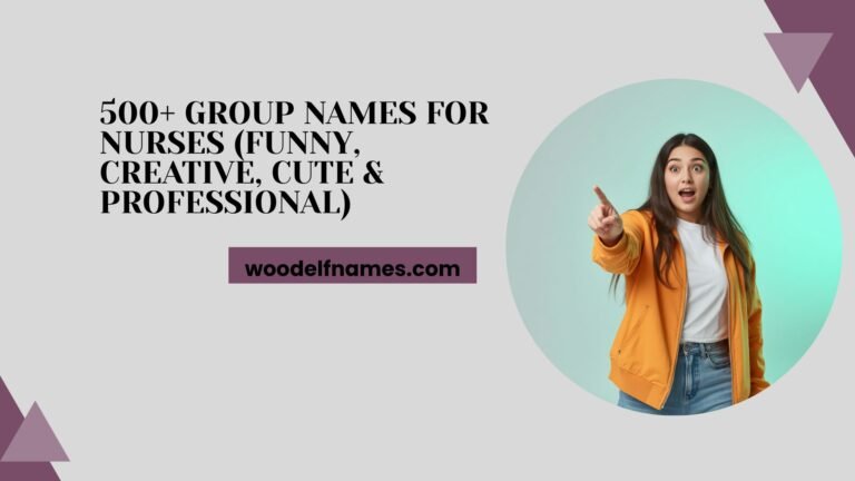 Group Names for Nurses
